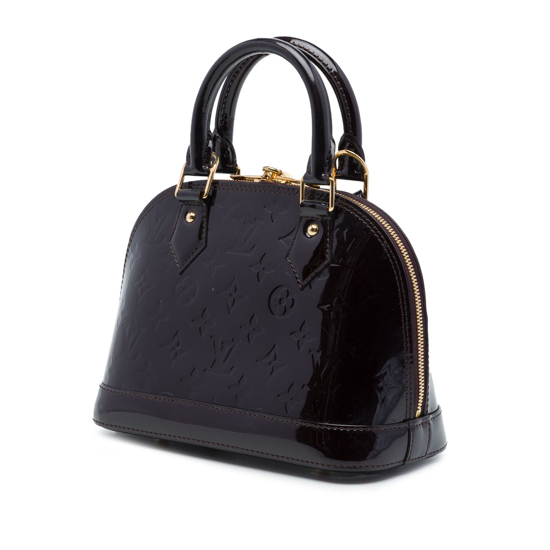Alma BB Cuir verni Monogram Violet