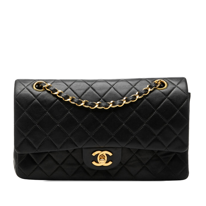 Chanel Medium Classic Cuir d’agneau Double rabat