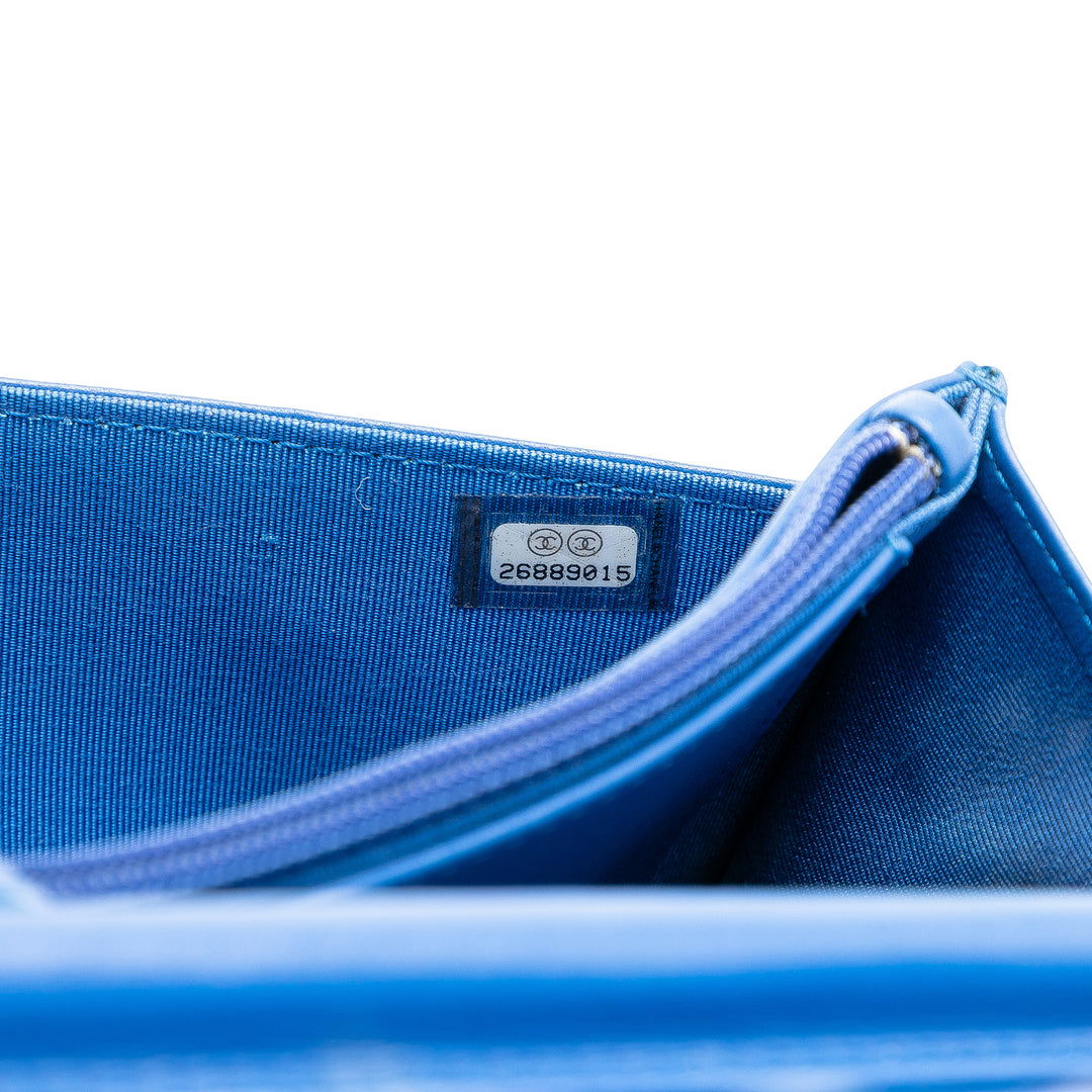 Chanel Matelassé vieilli Cuir de veau Gabrielle Wallet on Chain