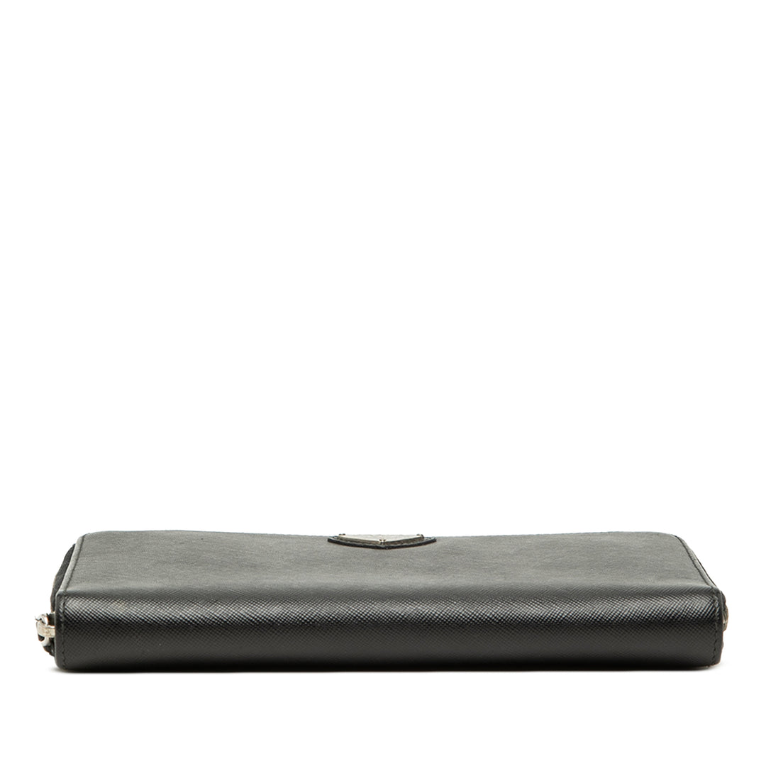 Prada Saffiano Zip Around Travel Portefeuille