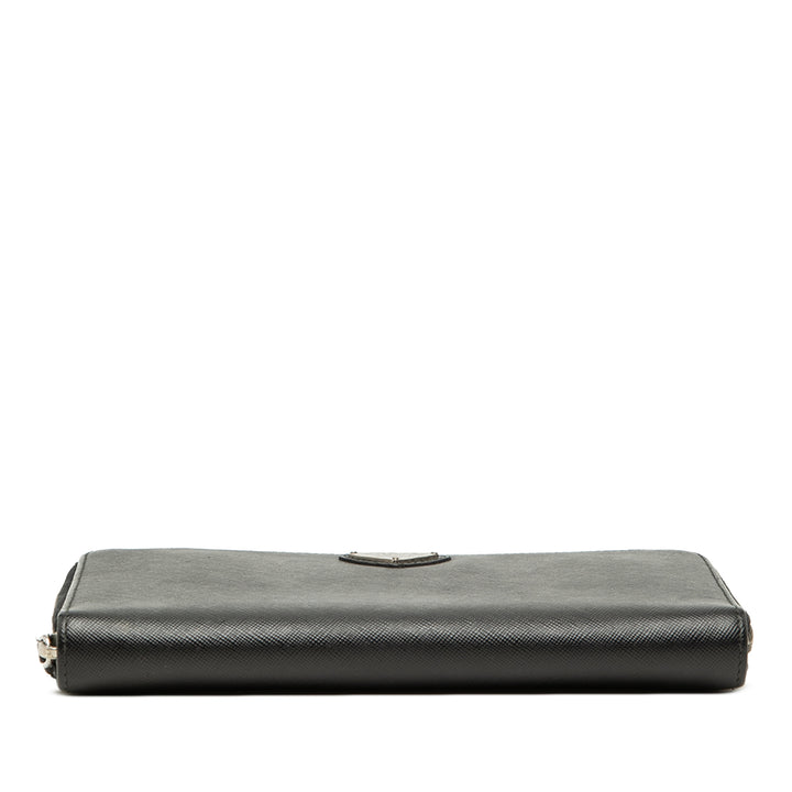 Prada Saffiano Zip Around Travel Portefeuille
