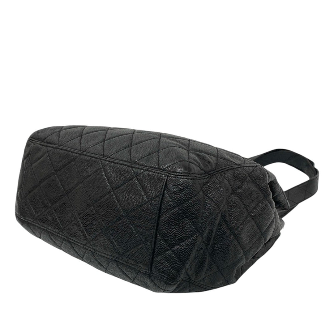 Chanel CC Matelassé Caviar Chain Drawstring Cabas