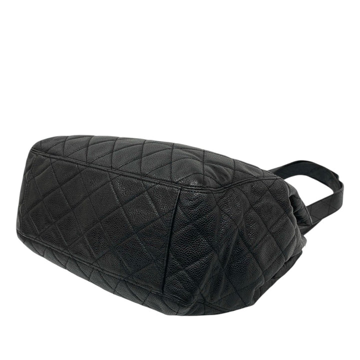 Chanel CC Matelassé Caviar Chain Drawstring Cabas