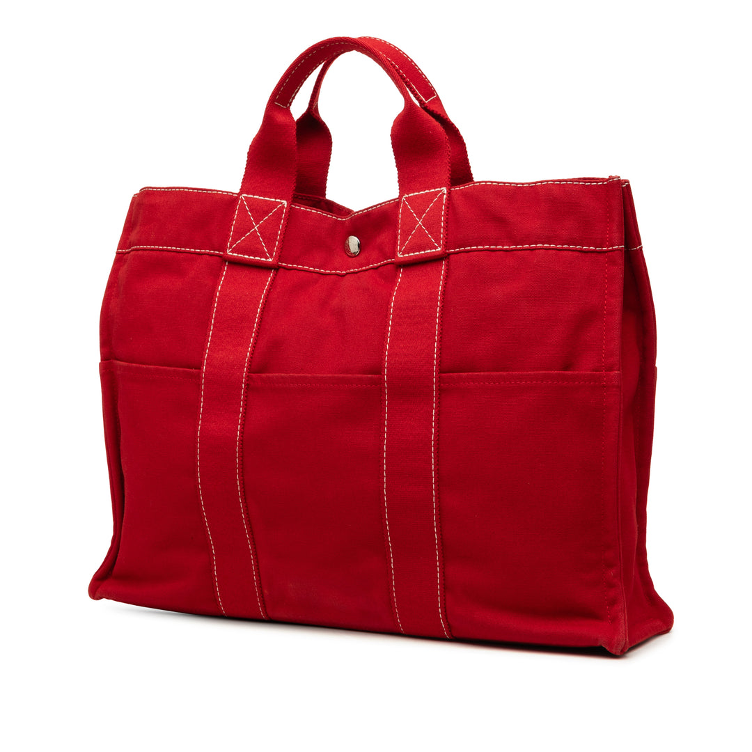 Hermès Sac Deauville MM Toile