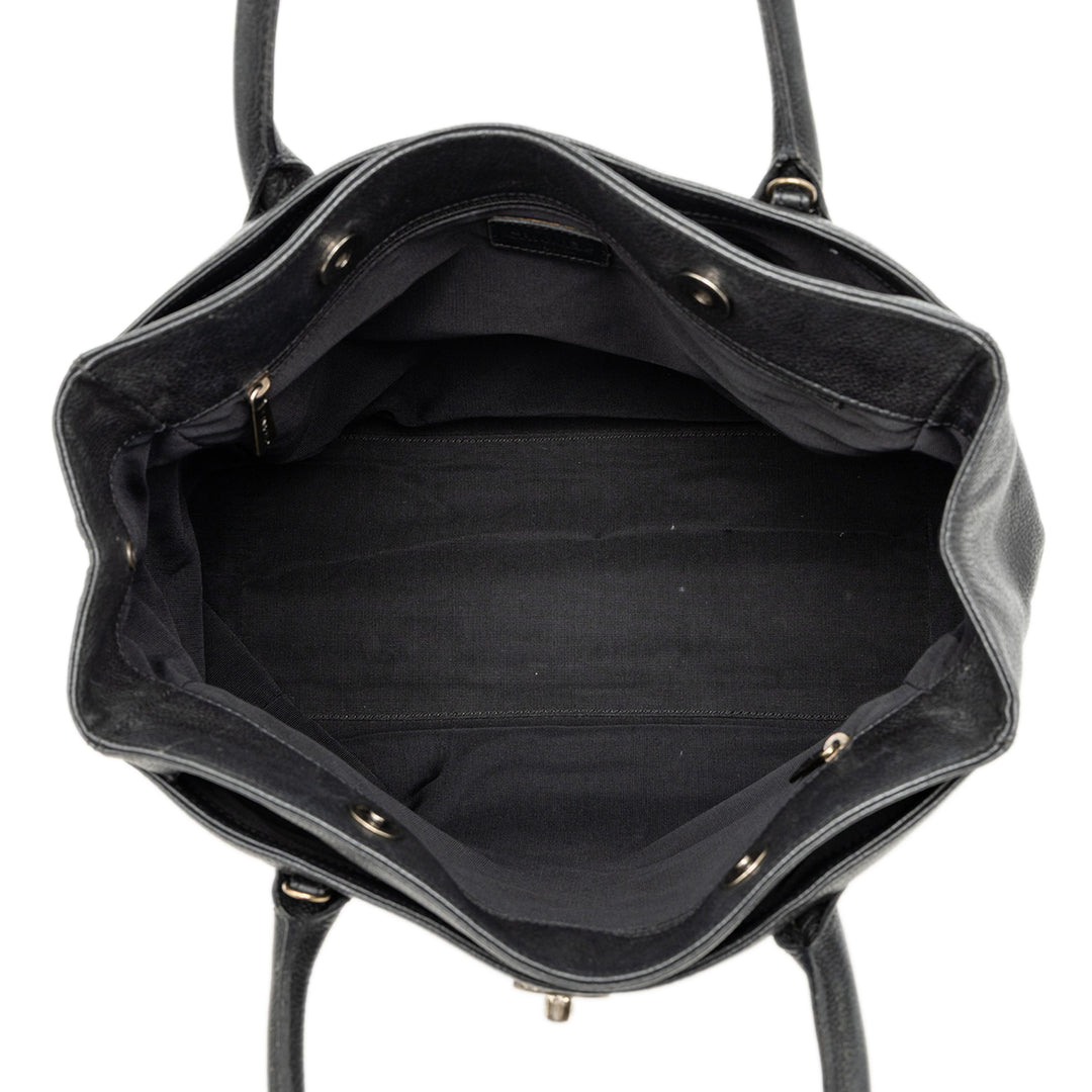 Chanel Tall Executive Cerf Cuir caviar Noir