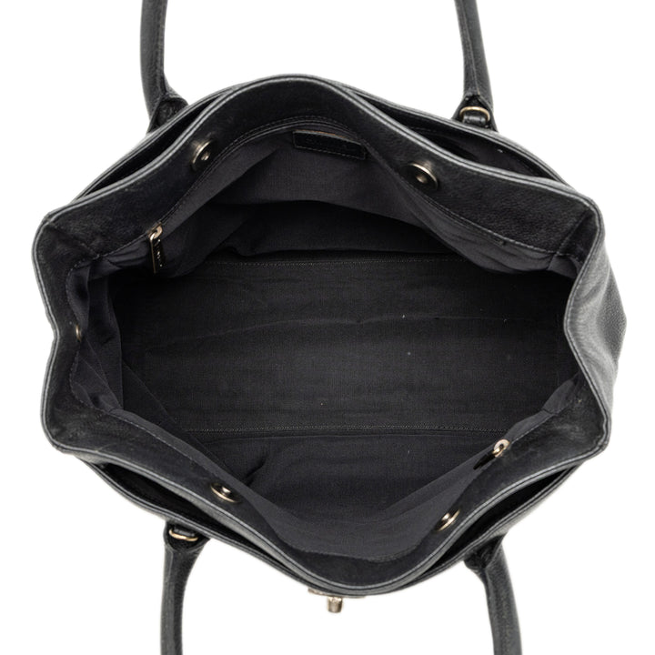 Chanel Tall Executive Cerf Cuir caviar Noir