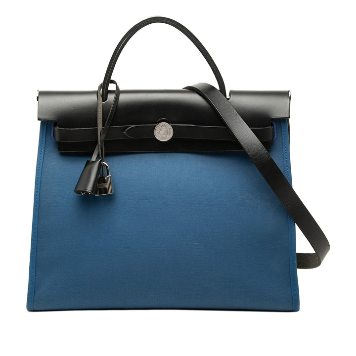 Hermès Herbag Zippé 31 Tissu