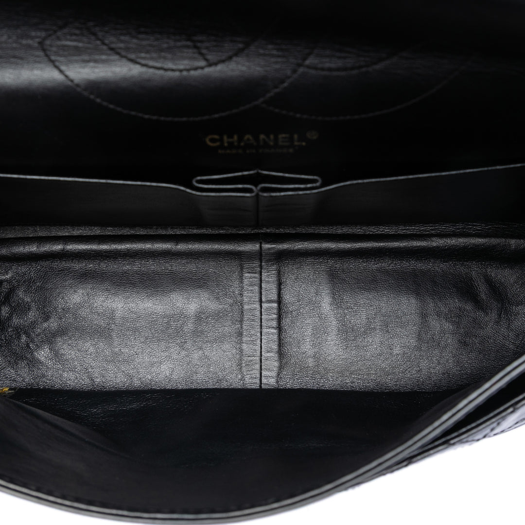 Chanel Matelassé vieilli Cuir de veau Reissue 2.55 Double rabat 227
