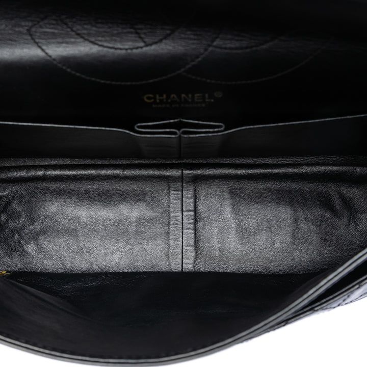 Chanel Matelassé vieilli Cuir de veau Reissue 2.55 Double rabat 227