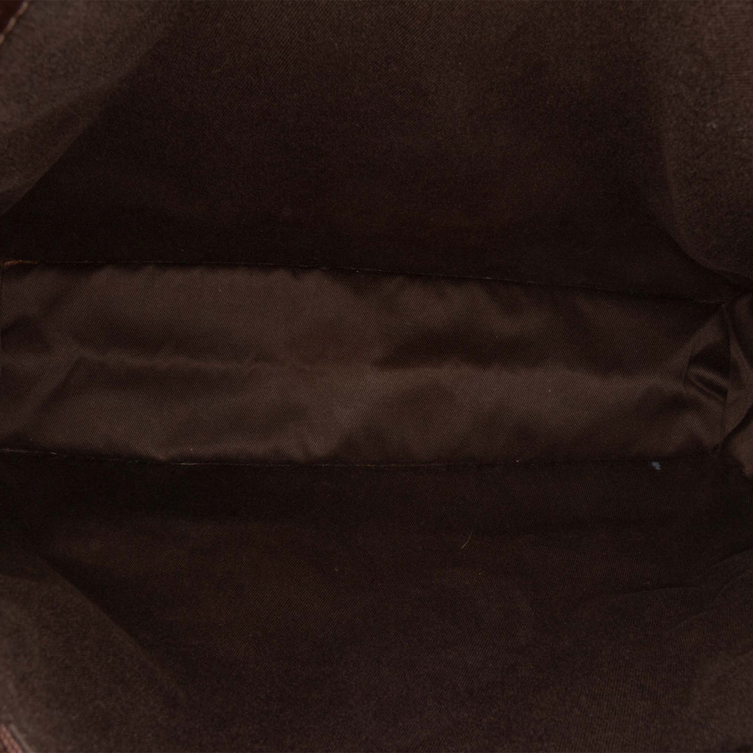 GG Canvas Messenger Bag Brown - Gaby Paris