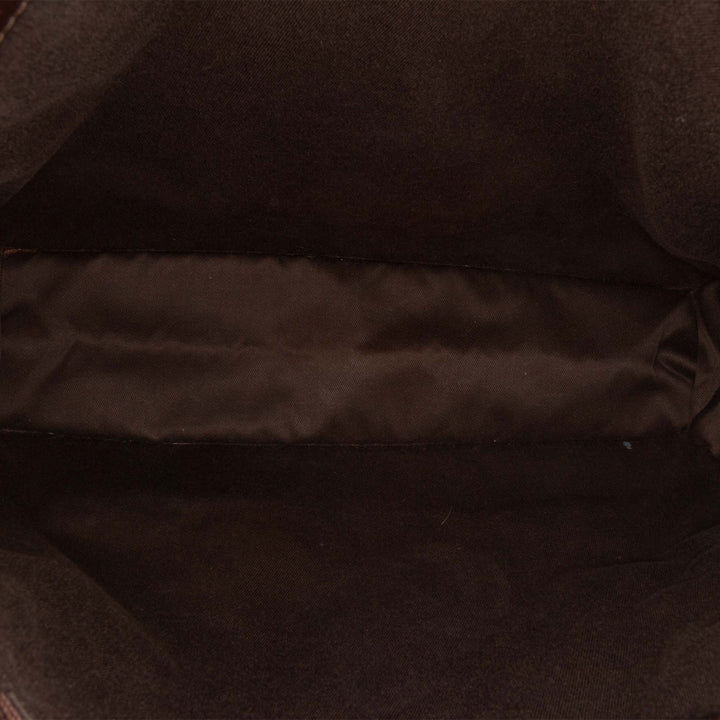 GG Canvas Messenger Bag Brown - Gaby Paris
