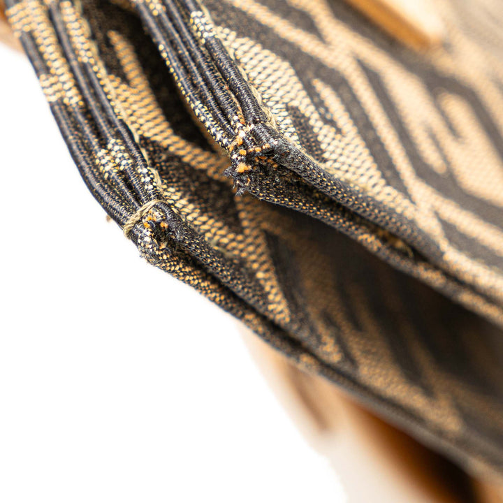 Zucca Canvas Front Pocket Tote Brown - Gaby Paris