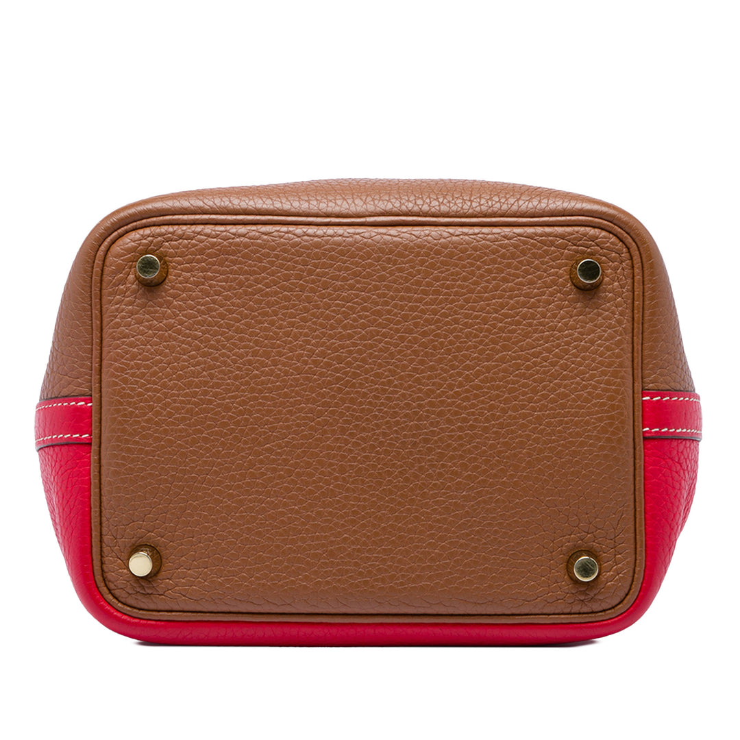 Hermès Picotin Lock 18 Casaque Clémence Rouge – vue 3 – GABY PARIS