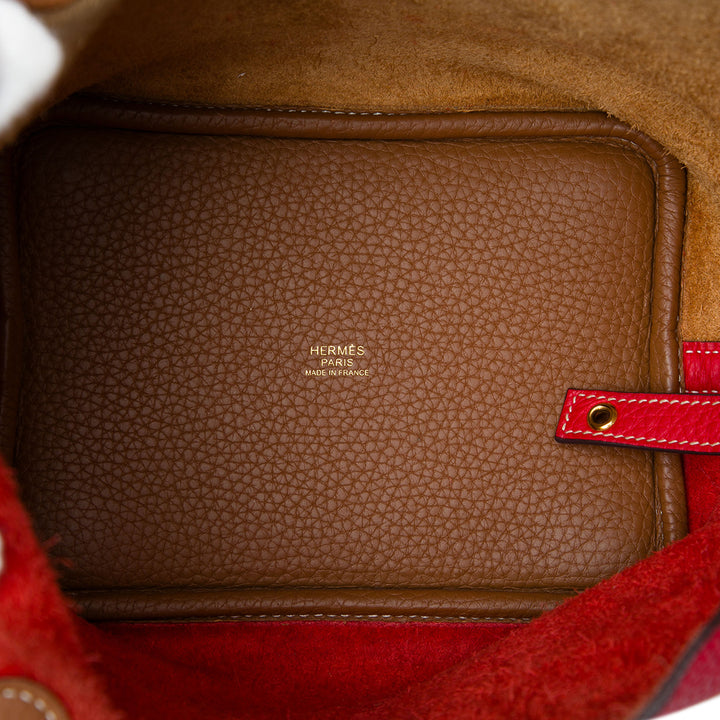 Hermès Picotin Lock 18 Casaque Clémence Rouge – vue 4 – GABY PARIS