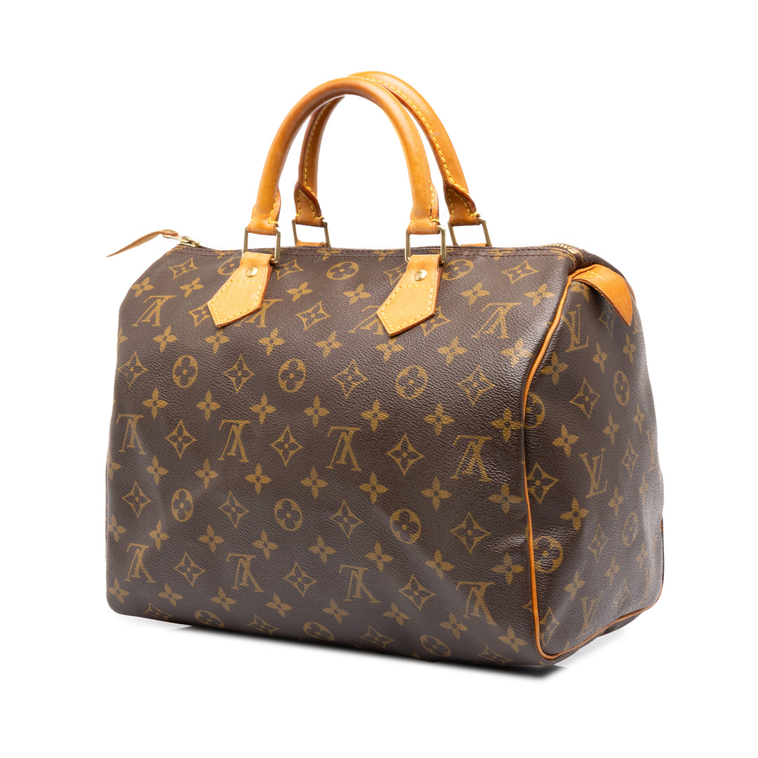 Louis Vuitton Speedy 30 Monogram Marron – vue 2 – GABY PARIS