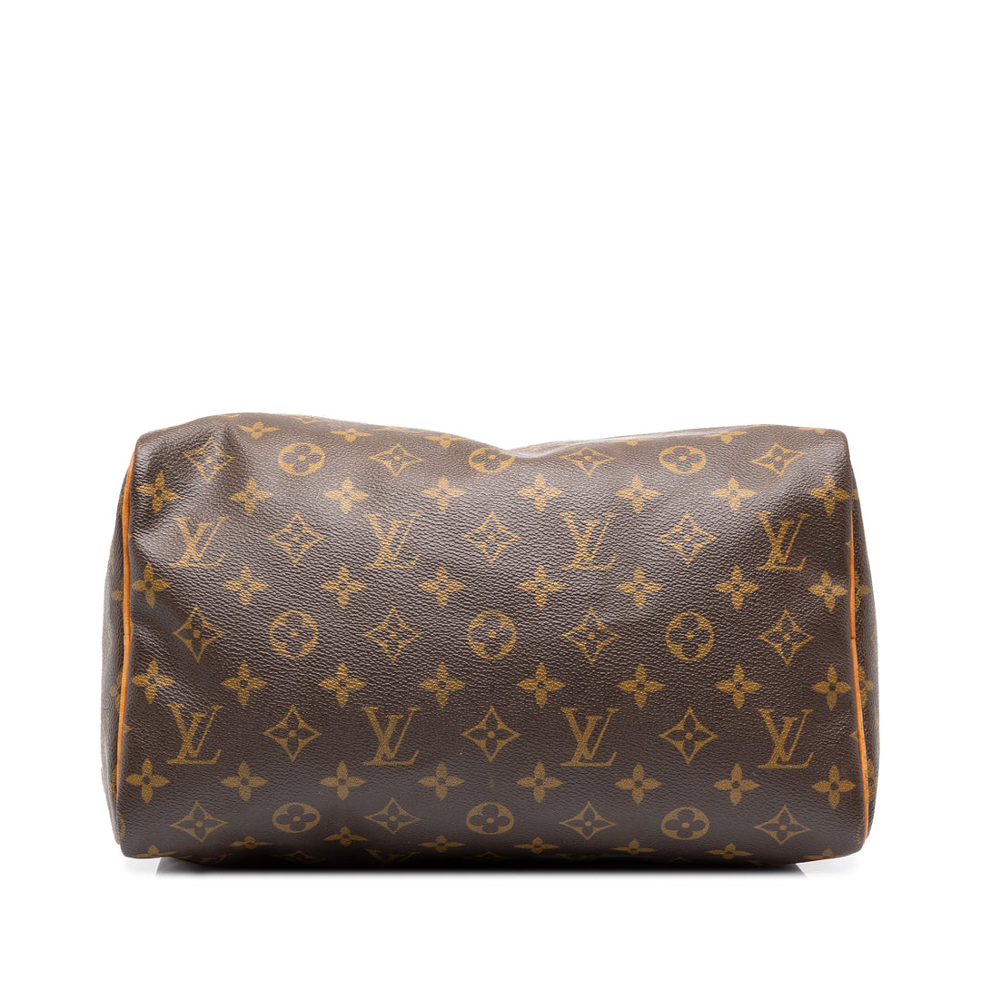 Louis Vuitton Speedy 30 Monogram Marron – vue 3 – GABY PARIS