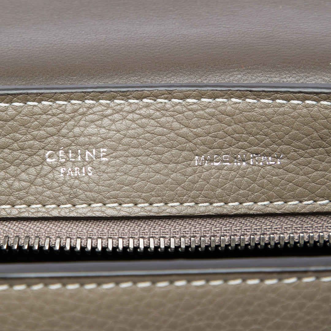 Celine Sac à main Trapeze Moyen Cuir de veau Marron – vue 5 – GABY PARIS