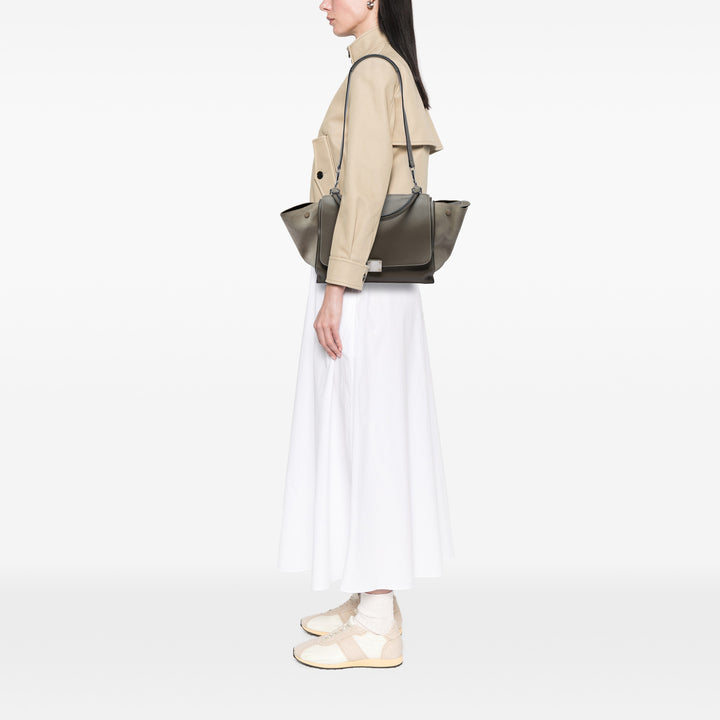 Celine Sac à main Trapeze Moyen Cuir de veau Marron – vue 6 – GABY PARIS