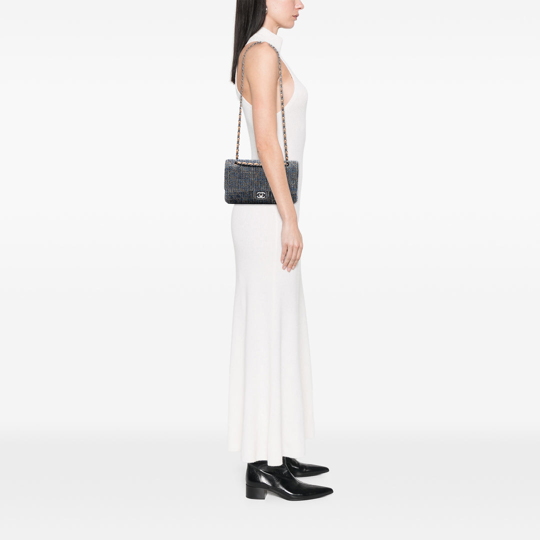 Chanel Medium Classic Tweed Double rabat – GABY PARIS Authentique