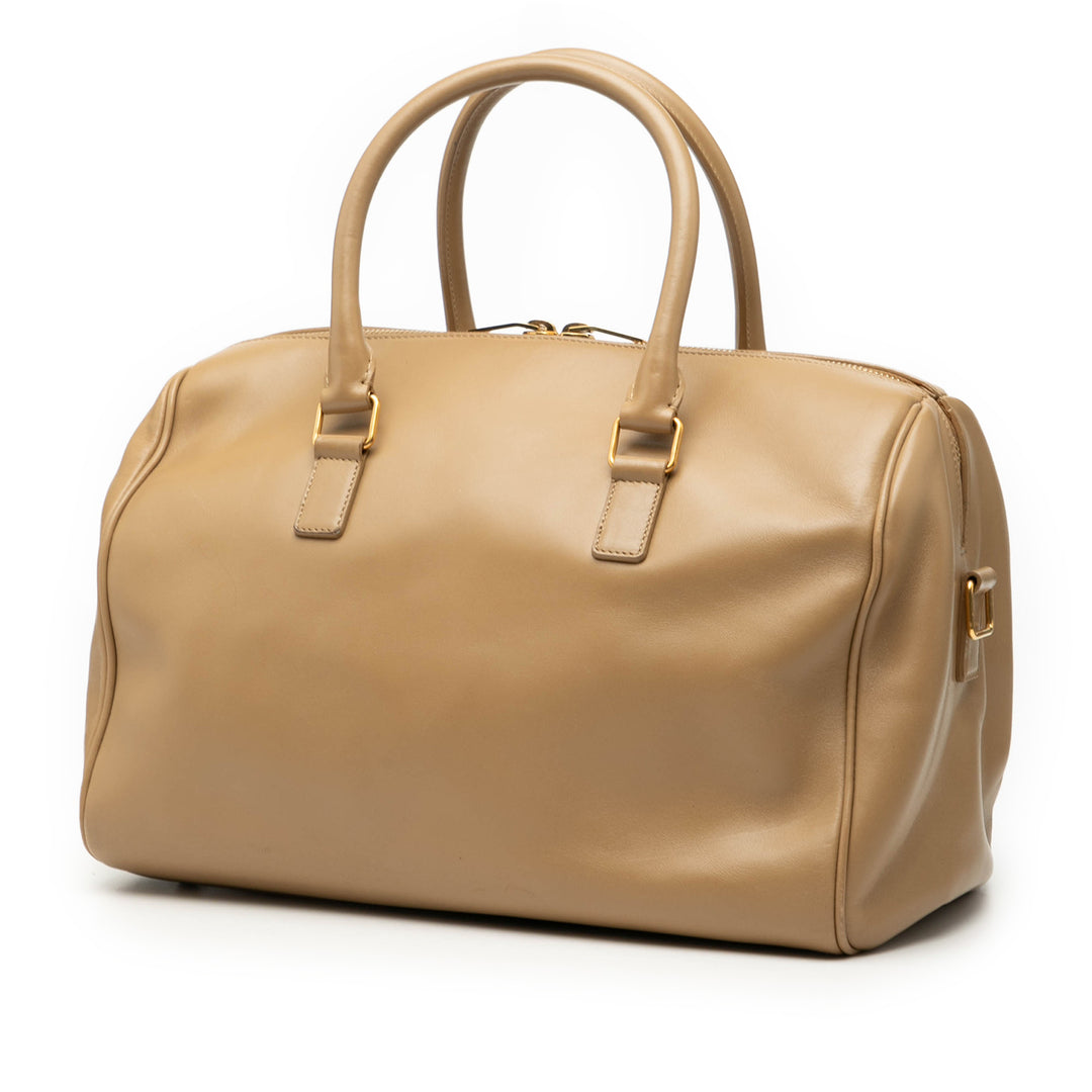 Saint Laurent Bicolor Cuir Classic Duffle 6 Sac