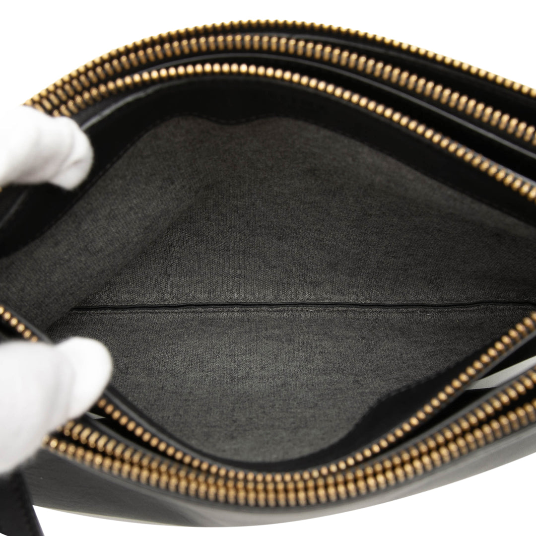 Celine Large Cuir d’agneau Trio Sac porté croisé