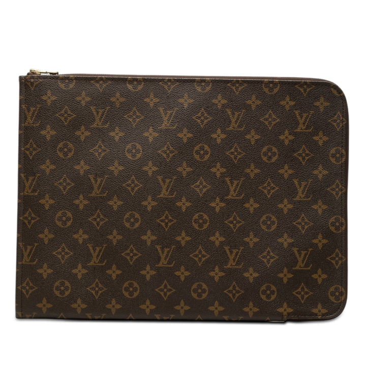 Poche Documents Portfolio Monogram Marron