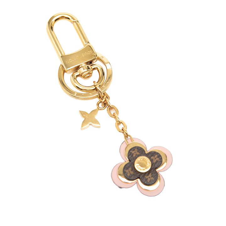 Louis Vuitton plaqué Monogram Blooming Flowers Bijou de sac et Key Holder