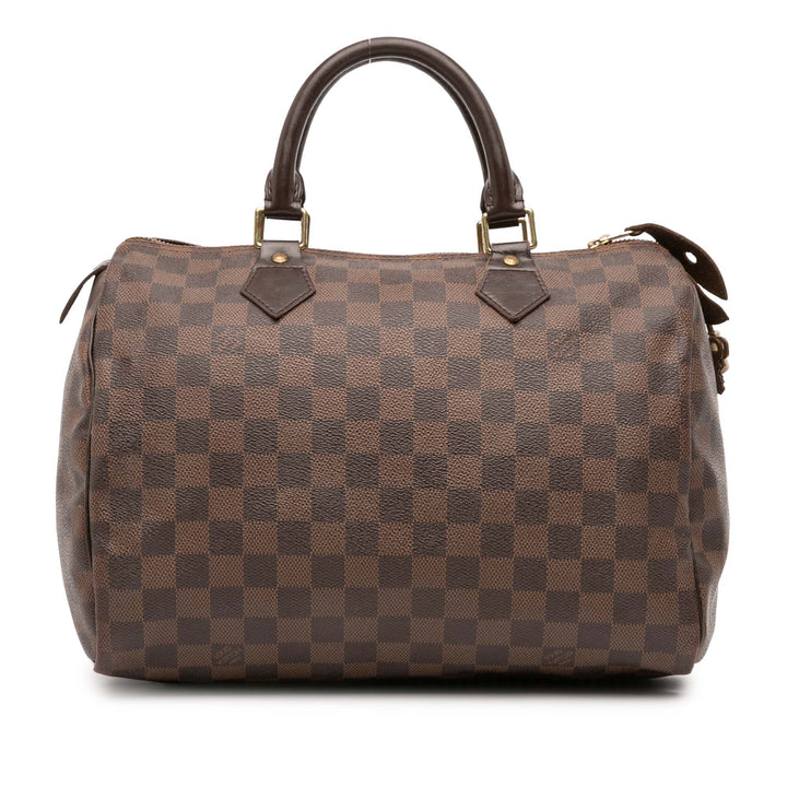 Louis Vuitton Damier Ebene Speedy 30 Marron