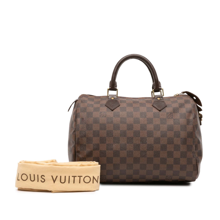 Louis Vuitton Damier Ebene Speedy 30 Marron