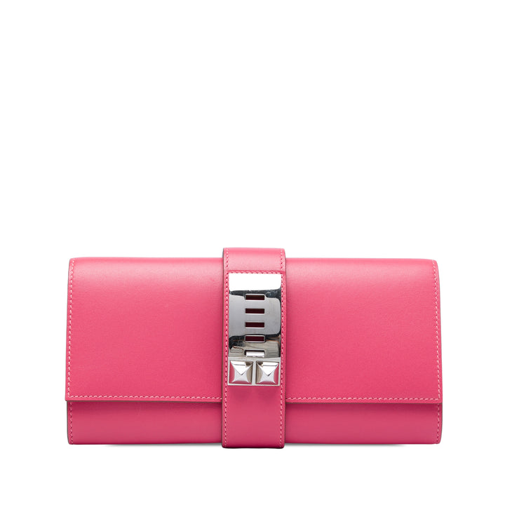Hermès Tadelakt Medor Pochette 23 Cuir