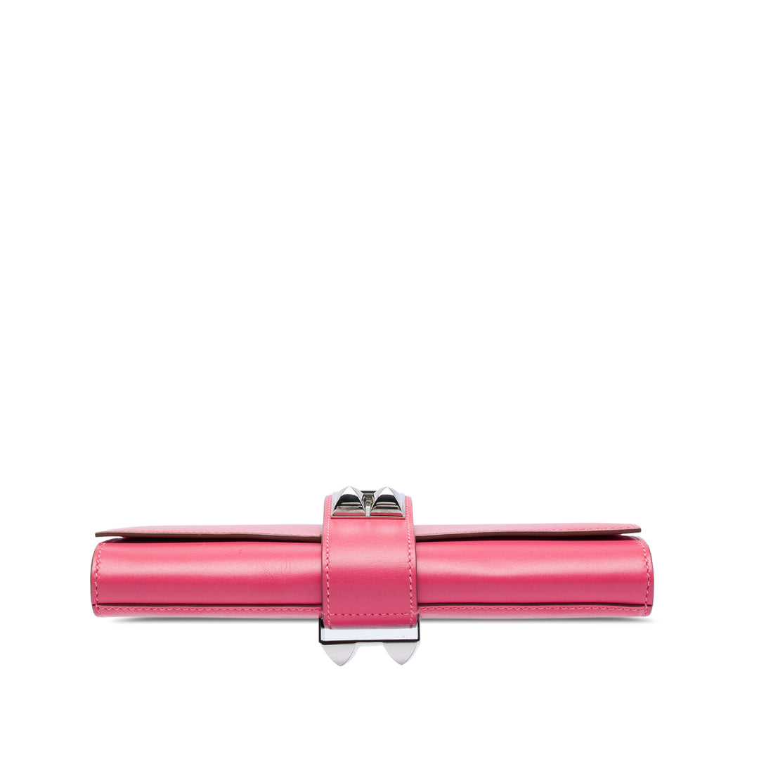 Hermès Tadelakt Medor Pochette 23 Cuir