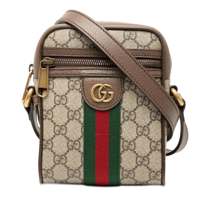 Gucci Mini GG Supreme Web Ophidia Sac porté croisé