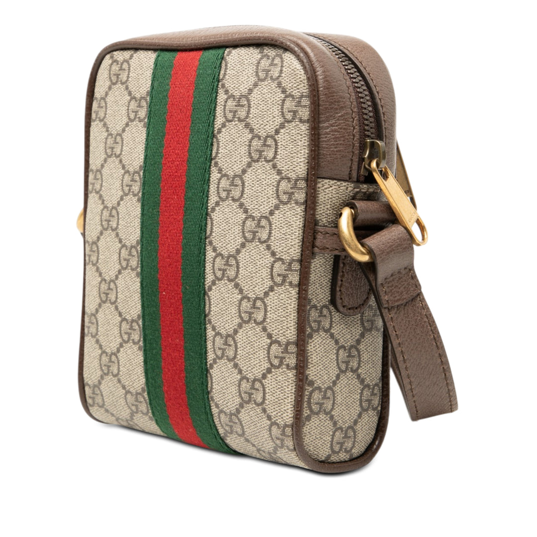 Gucci Mini GG Supreme Web Ophidia Sac porté croisé