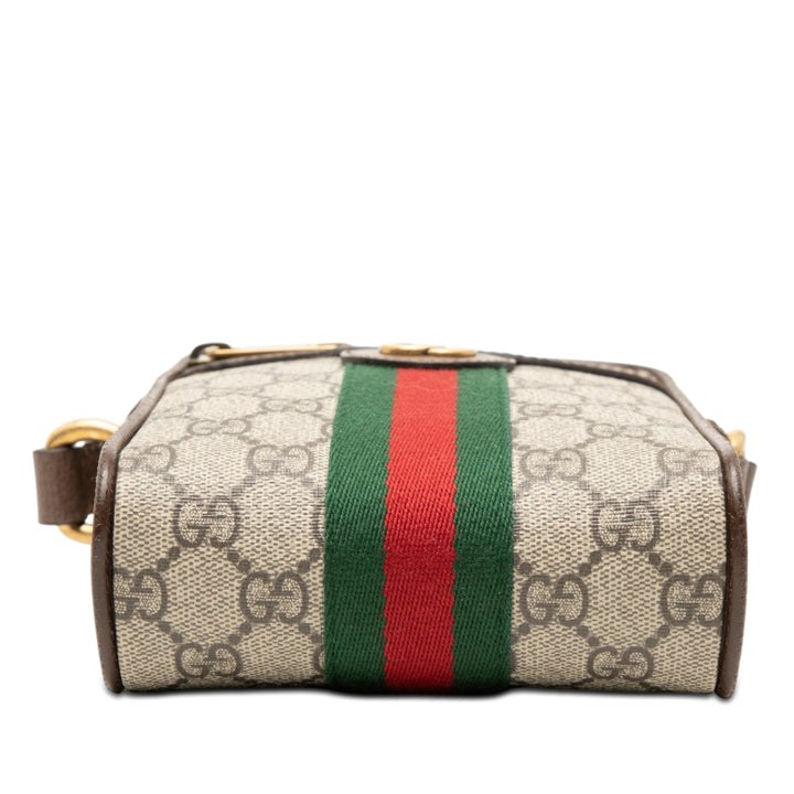 Gucci Mini GG Supreme Web Ophidia Sac porté croisé