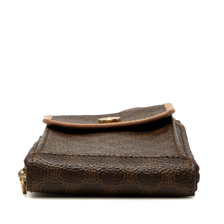 Macadam Portefeuille Toile enduite Marron