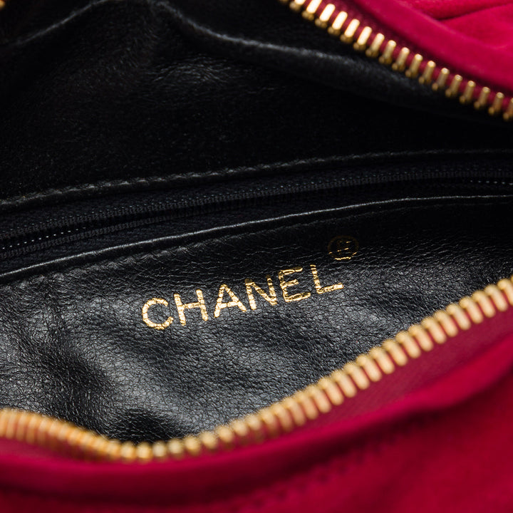Chanel CC Matelassé Daim Sac à main