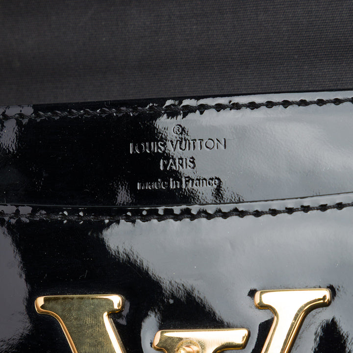 Louis Vuitton Sac bandoulière Vernis Louise Sliding Chaîne MM Noir – vue 5 – GABY PARIS