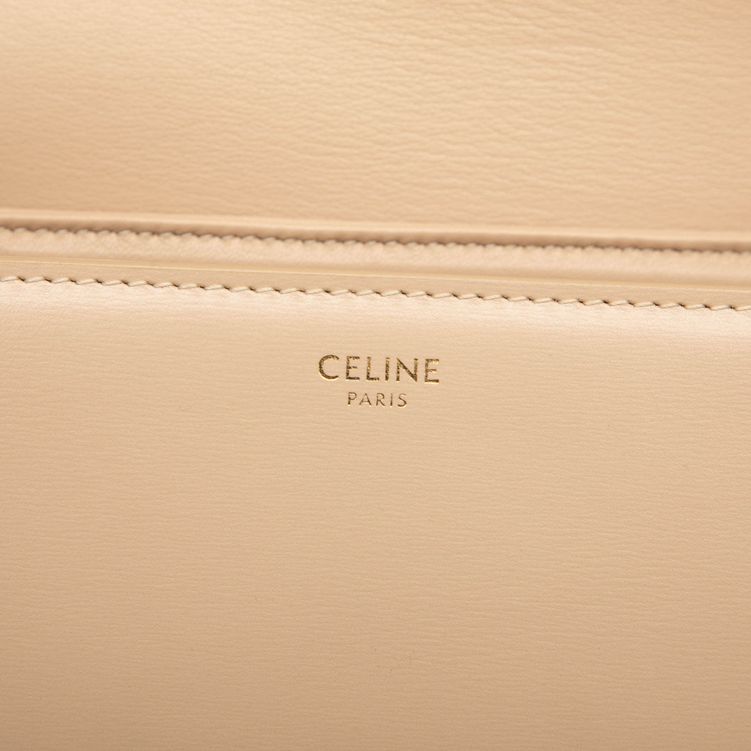 Celine Teen brillant Cuir de veau Triomphe Sac porté croisé