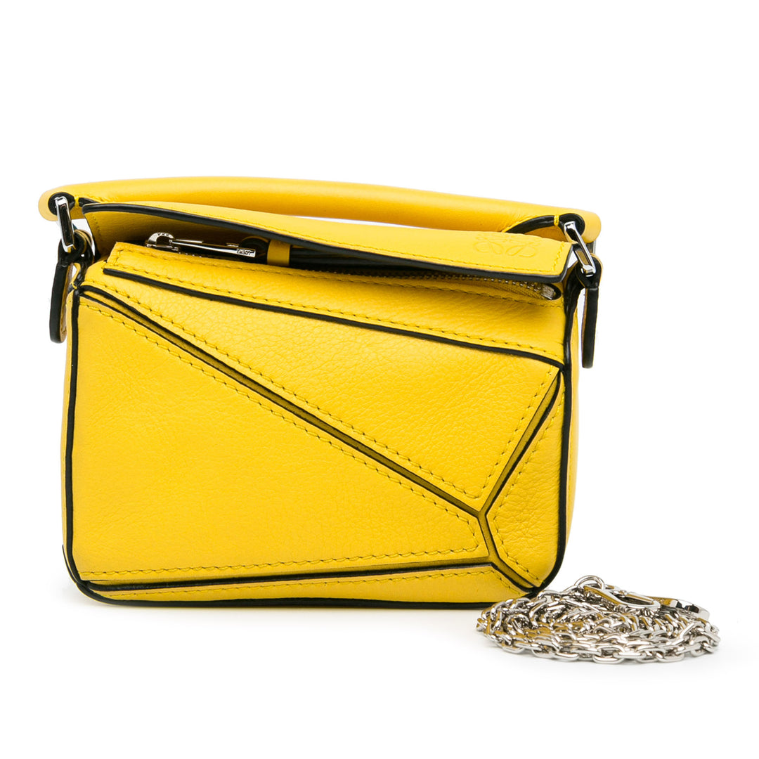 Nano Puzzle Satchel Yellow - Gaby Paris