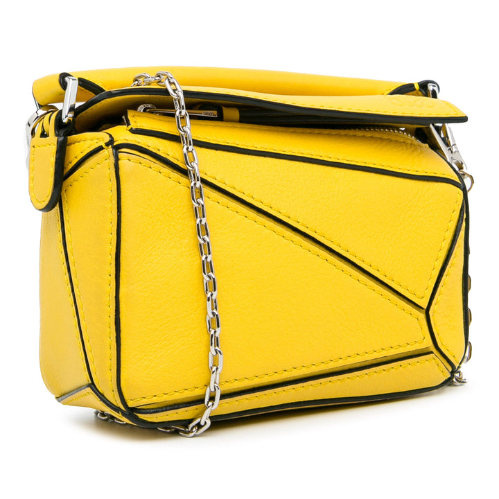 Nano Puzzle Satchel Yellow - Gaby Paris