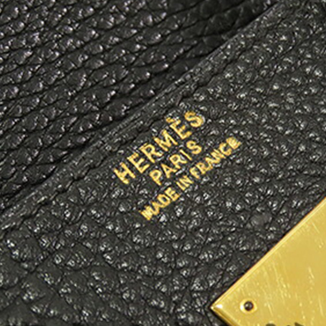 Hermès Fjord Birkin Retourne 35 Black - GABY PARIS