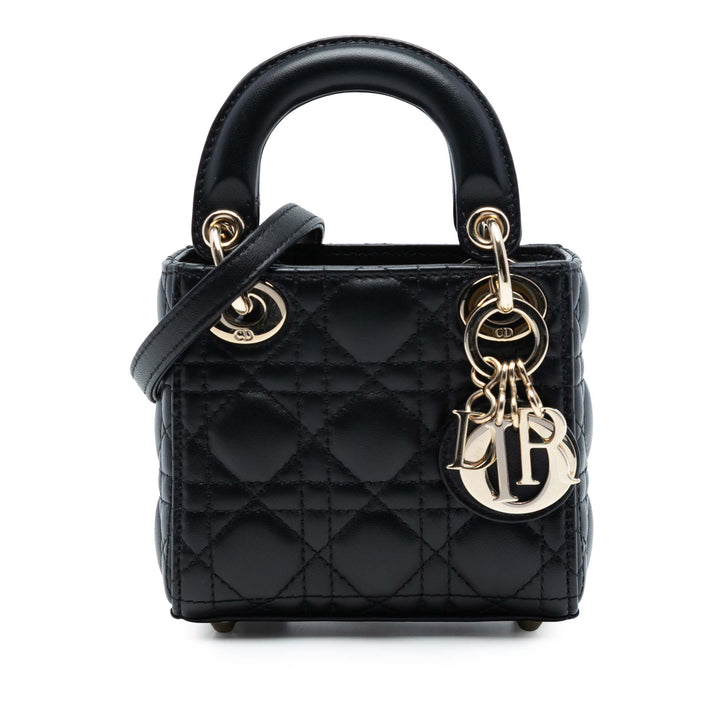 Dior Micro Cuir d’agneau Cannage Lady Dior