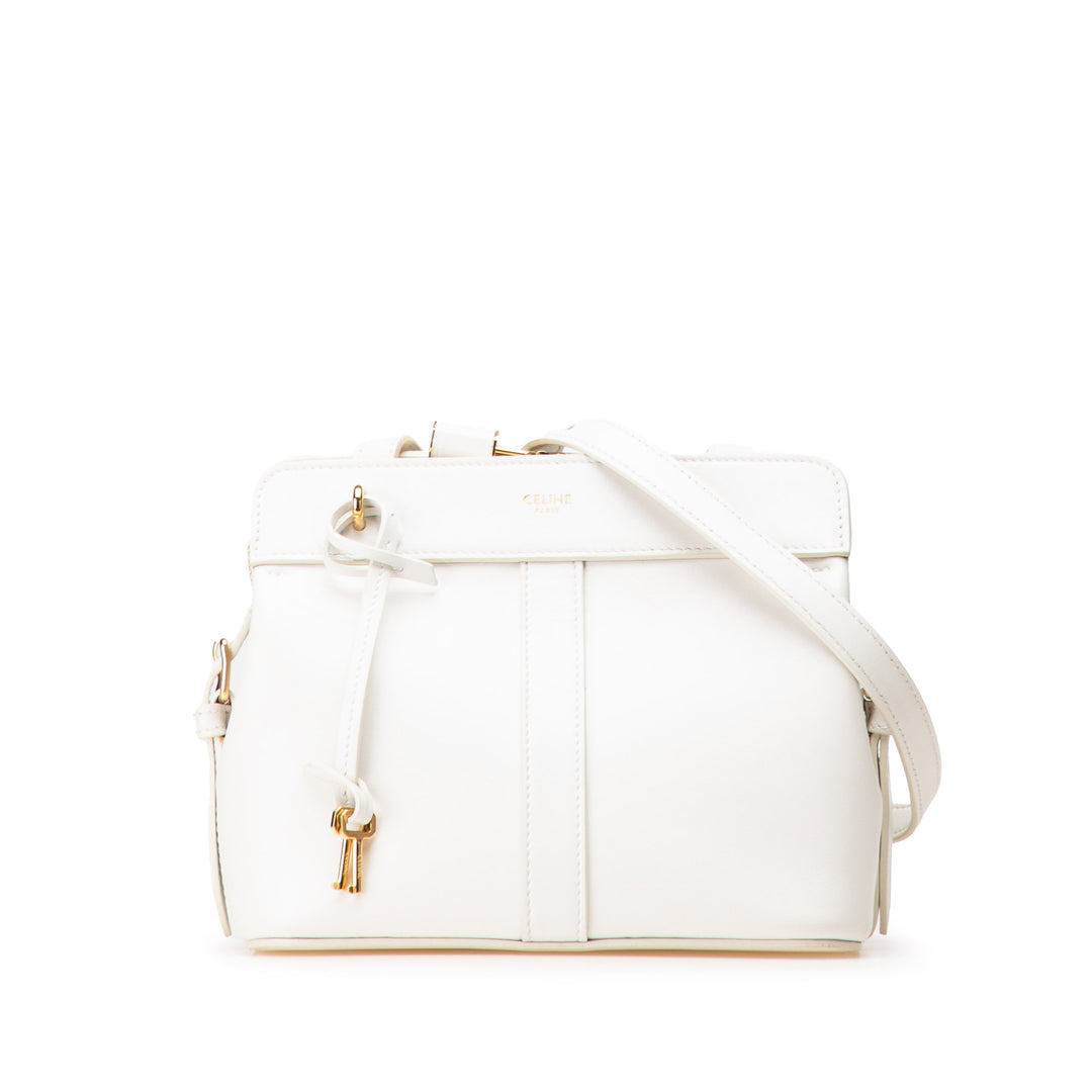 Celine Cabas De France Sac Teen Blanc – vue principale – GABY PARIS