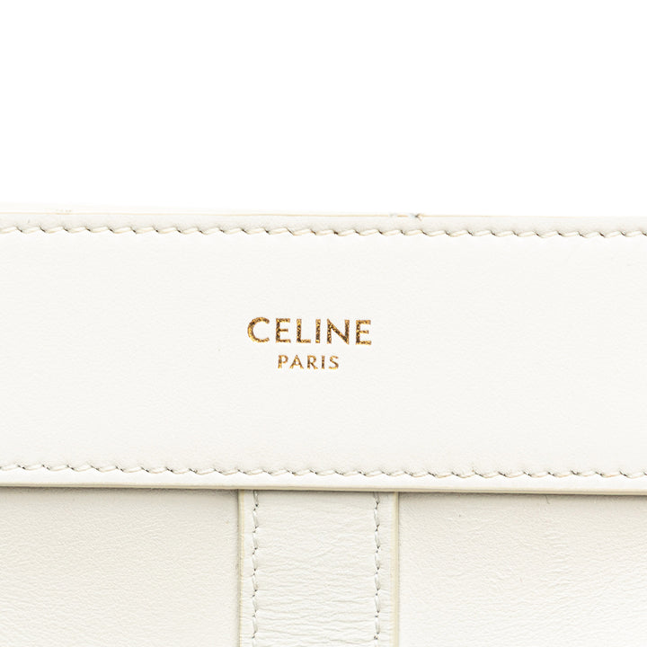 Celine Cabas De France Sac Teen Blanc – vue 5 – GABY PARIS