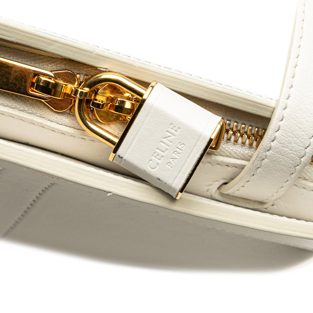 Celine Cabas De France Sac Teen Blanc – vue 8 – GABY PARIS