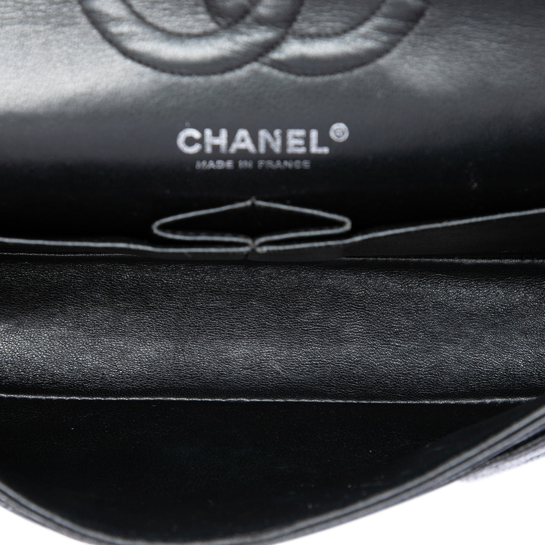 Chanel Classic Double rabat Moyen Cuir caviar Noir – vue 4 – GABY PARIS