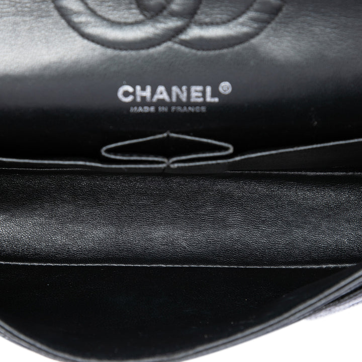 Chanel Classic Double rabat Moyen Cuir caviar Noir – vue 4 – GABY PARIS