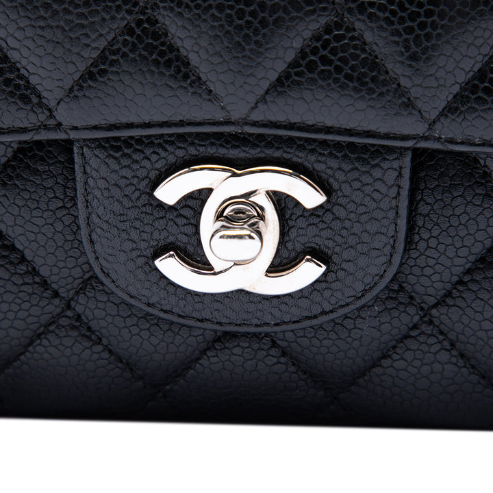 Chanel Classic Double rabat Moyen Cuir caviar Noir – vue 5 – GABY PARIS