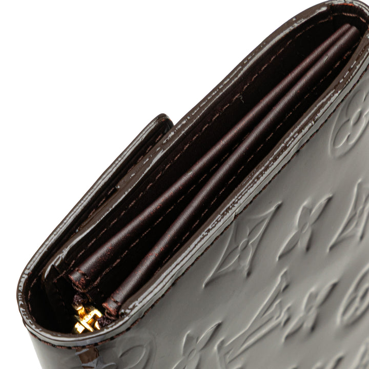 Monogram Vernis Sarah Wallet Purple - Gaby Paris