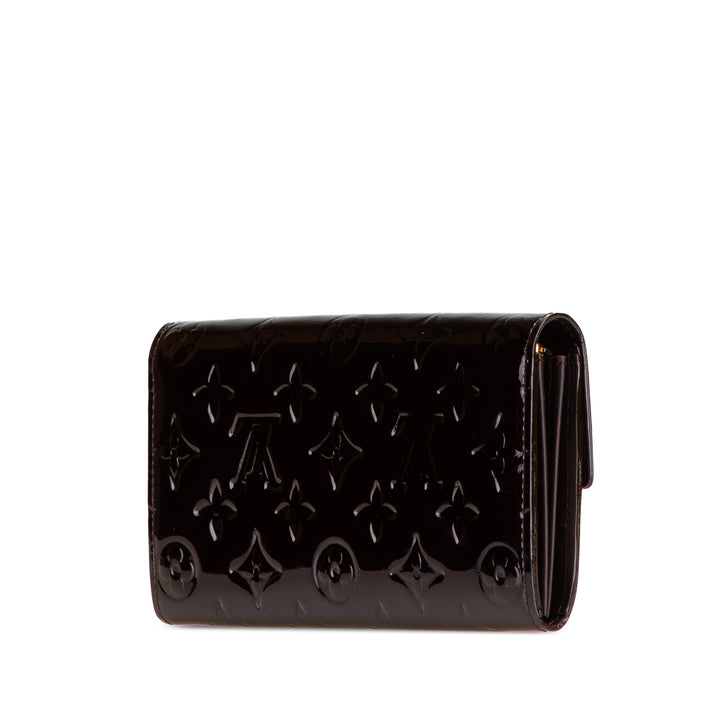 Monogram Vernis Sarah Wallet Purple - Gaby Paris